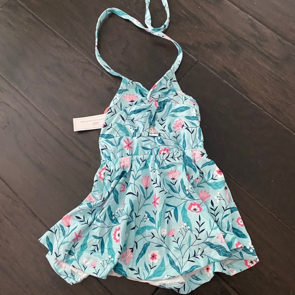 Baileys Blossoms Halter keyhole Dress - Picture 2 of 2